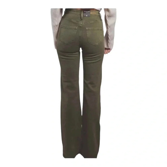 BLANK NYC “THE DELANCEY” DENIM WIDE LEG DENIM PANTS GOING GREEN IN COLOR SIZE 28 - Picture 3 of 14